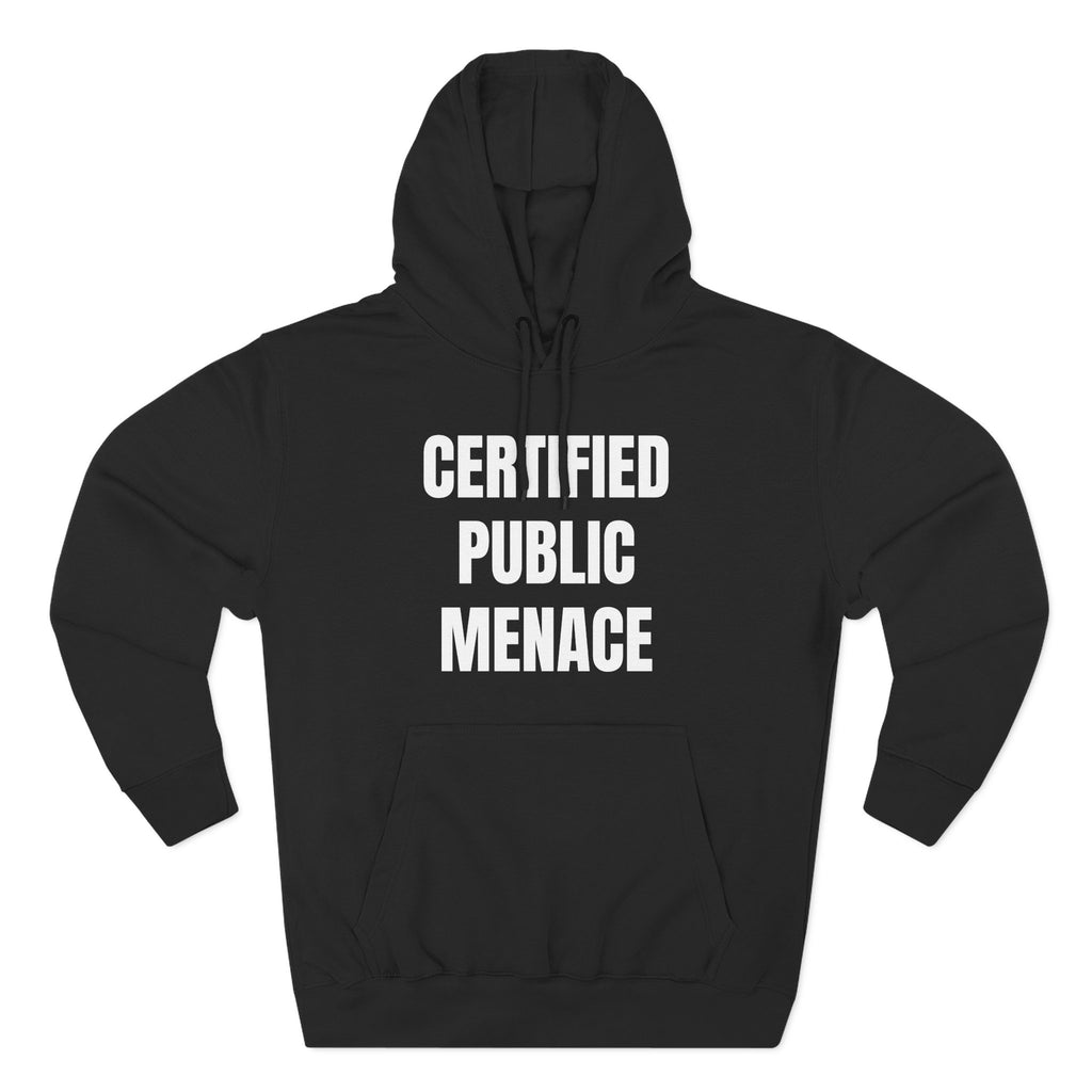 Certified Public Menace Hoodie